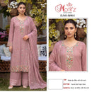 Motifz 5490 Salsa Chiffon Embroidered Bits Work Designer Suit
