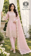 Shraddha Designer Mushq CW 1142 Heavy Embroidered Designer Ready Made Suit