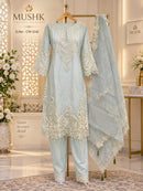Shraddha Designer Mushq CW 1142 Heavy Embroidered Designer Ready Made Suit