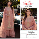 Motifz 5496 Chiffon Embroidery Khatli Work Designer Suit
