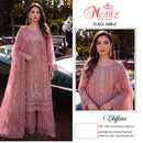 Motifz 5496 Chiffon Embroidery Khatli Work Designer Suit