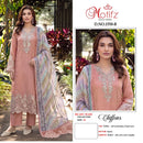 Motifz 1550 Premium Chiffon Embroidered Readymade Designer Suit