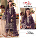 Motifz 5497 Chiffon Embroidery Khatli Work Premium Pakistani Suit
