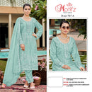 Motifz 767 Zamato Chiffon Embroidery Bits Work Pakistani Suit