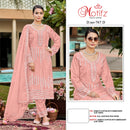 Motifz 767 Zamato Chiffon Embroidery Bits Work Pakistani Suit