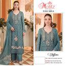Motifz 5493 Chiffon With Embroidery Khatli Work Pakistani Suit