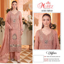 Motifz 5493 Chiffon With Embroidery Khatli Work Pakistani Suit