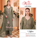 Motifz 5493 Chiffon With Embroidery Khatli Work Pakistani Suit