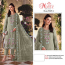 Motifz 5469 Chiffon With Embroidery Khatli Work Suit