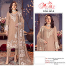 Motifz 5487 Premium Chiffon Embroidery With Jarkan Work Pakistani Suit