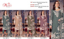 Motifz 5487 Premium Chiffon Embroidery With Jarkan Work Pakistani Suit