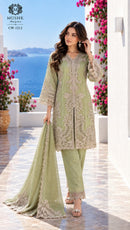 Shraddha Designer CW 1212 Viscose Pattern Checks Handwork Khatli Work Premium Suit