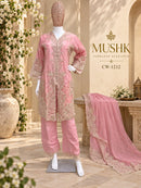 Shraddha Designer CW 1212 Viscose Pattern Checks Handwork Khatli Work Premium Suit