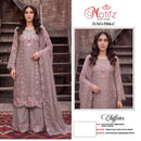 Motifz 5504 Premium Chiffon Embroidery Khatli Work Pakistani Suit