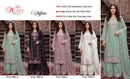 Motifz 5504 Premium Chiffon Embroidery Khatli Work Pakistani Suit