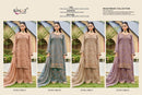 RINAZ R 1886 Pure Salsa Embroidered Bits Work Pakistani Suit