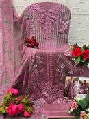 Elan E 60 Crunchy Heavy Embroidered With Appliqué, Pearls & Cutwork Suit