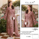 Elan E 60 Crunchy Heavy Embroidered With Appliqué, Pearls & Cutwork Suit