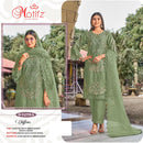 Motifz 5270 Premium Chiffon Embroidery Khatli Work Pakistani Suit