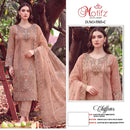 Motifz 5503 Premium Chiffon Embroidery Khatli Work Pakistani Suit