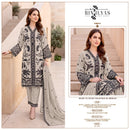 Bin Ilyas 1002 Heavy Lining Kota Checks Orange Full Cutwork Pakistani Suit
