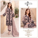 Bin Ilyas 1002 Heavy Lining Kota Checks Orange Full Cutwork Pakistani Suit