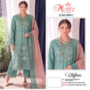 Motifz 5505 Siffon With Embroidery & Khatli Work Pakistani Suit