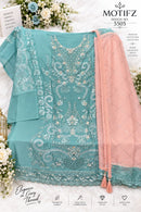 Motifz 5505 Siffon With Embroidery & Khatli Work Pakistani Suit