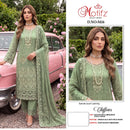 Motifz 5416 Chiffon Embroidered Khatli Work Pakistani Suit
