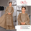 MOTIFZ 5473 Fruit Chiffon Embroidered Khatli Work Pakistani Suit