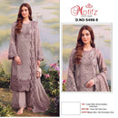 Motifz 5498 Cyatel Siffon With Embroidery Khatli Work Pakistani Suit