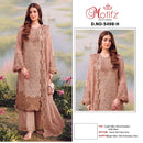 Motifz 5498 Cyatel Siffon With Embroidery Khatli Work Pakistani Suit