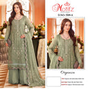 Motifz 5509 Organza Embroidered Khatli Work Pakistani Suit