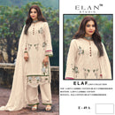 ELAN E 49 Cambric Lawn Cotton Heavy Embroidered Pakistani Suit