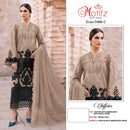 Motifz 5406 Chiffon With Embroidery Khatli Work Pakistani Suit