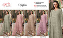 Motifz 5475 Siffon Embroidery Khatli Work Pakistani Suit