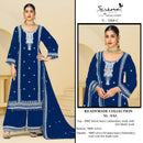Serine S 1068 Velvet Heavy Embroidered Ready Made Pakistani Suit with Bits & Khatli Work