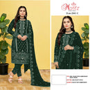 Motifz 2041 Velvet 9000 Embroidery & Khatli Work Pakistani Suit