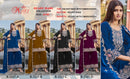 Motifz R 1227 Velvet 9000 Embroidered & Khatli Work Ready Made Pakistani Suit