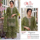 Motifz R 1558 Organza Embroidery & Khatli Work Ready Made Pakistani Suit