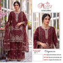 Motifz R 1558 Organza Embroidery & Khatli Work Ready Made Pakistani Suit