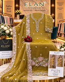 Elan Studio E 65 Salsa Heavy Beads Embroidered Pakistani Suit