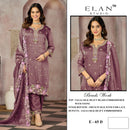 Elan Studio E 65 Salsa Heavy Beads Embroidered Pakistani Suit