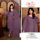 Motifz 5162 Chiffon Embroidery & Khatli Work Ready Made Pakistani Suit