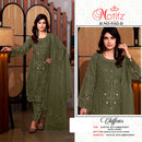 Motifz 5162 Chiffon Embroidery & Khatli Work Ready Made Pakistani Suit