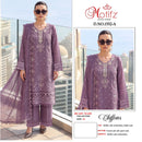 Motifz R 1552 Chiffon Embroidery & Khatli Work Ready Made Pakistani Suit