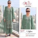 Motifz R 1552 Chiffon Embroidery & Khatli Work Ready Made Pakistani Suit