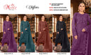 Motifz 5474 Chiffon Embroidered Khatli Work Designer Suits