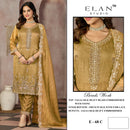 Elan Studio E 68 Salsa Heavy Beads Embroidered With Stone Work Pakistani Suit