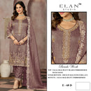 Elan Studio E 68 Salsa Heavy Beads Embroidered With Stone Work Pakistani Suit